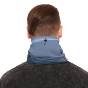 Adjustable Blue Neck Warmer for Outdoor Activities