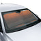 Stunning Sunset Print Foldable Car Sunshade Accessory