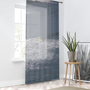 Surfer Window Curtain, Ocean Waves Decor, Coastal Living, Beach House Decor, Surfing Art, Summer Vibe, Relaxing Scene, Water Sports Theme