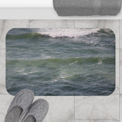 Ocean Waves Design Pattern Bathroom Mat product