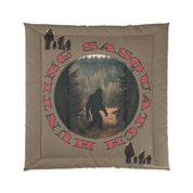 Hunting Sasquatch in the Forest Design Blanket