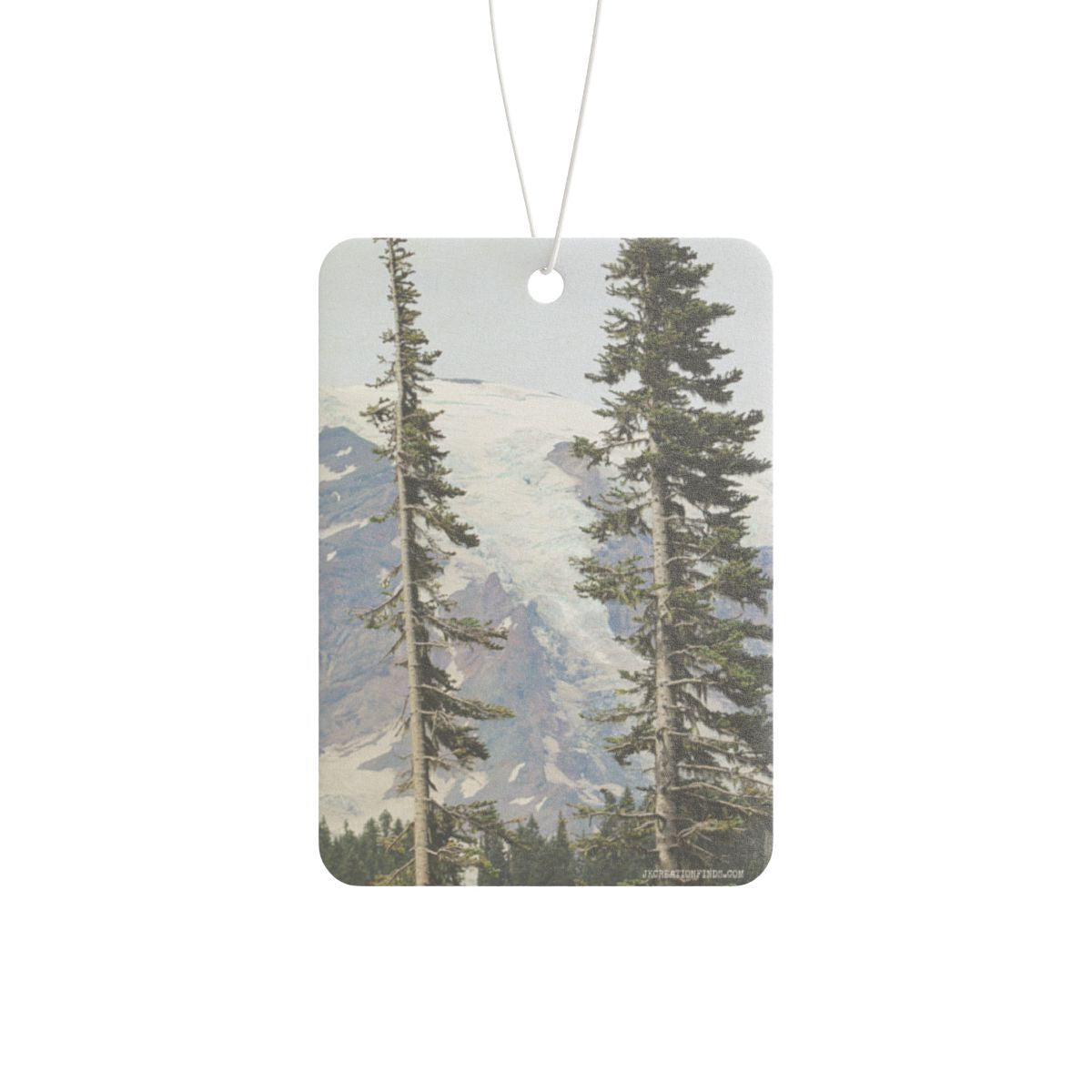 Scenic Mountain and Trees Design Air Freshener