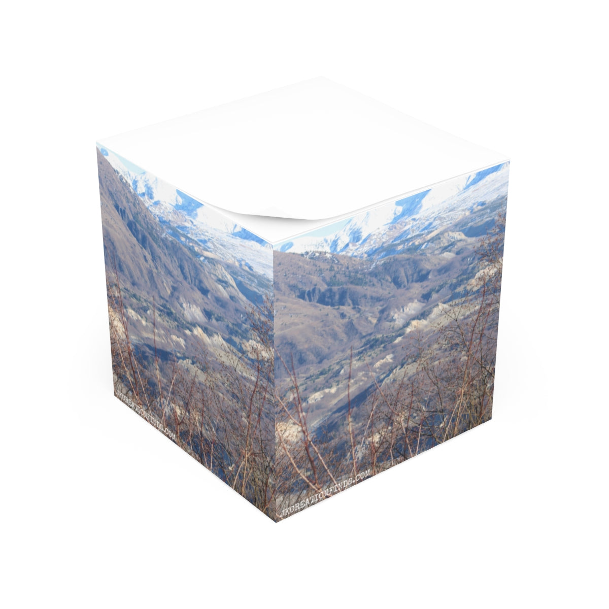 Mountain Valley Scenic Print Decorative Box