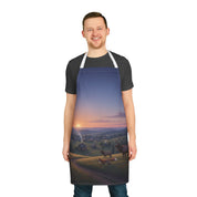 Sunrise Countryside Scene Deer and Fox Apron