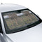 Deer Standing by Log Printed Car Windshield Sunshade