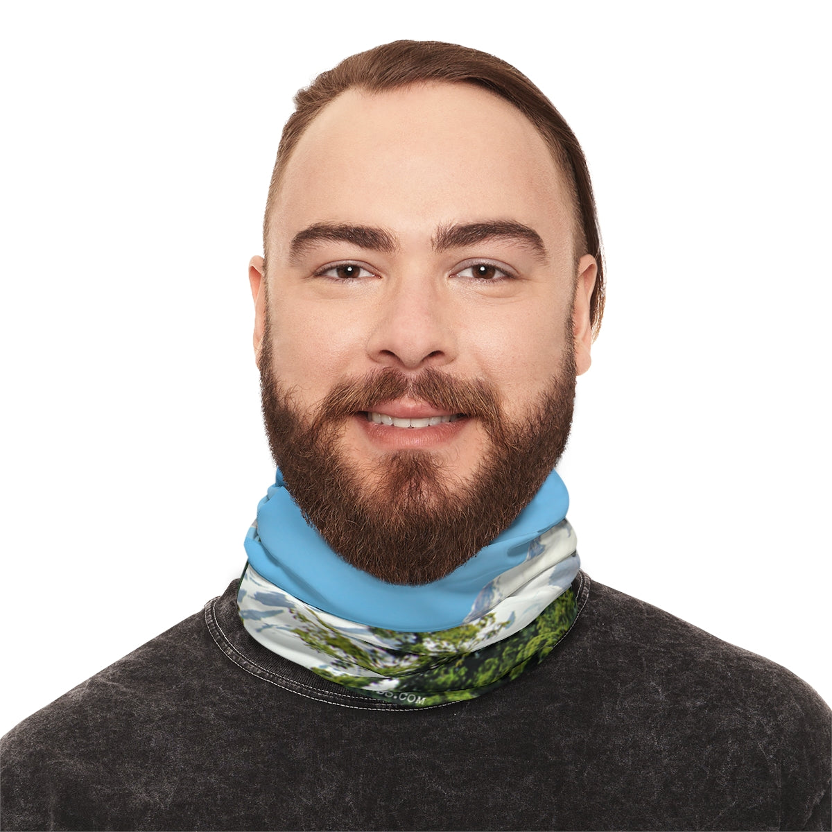 Nature Inspired Scenic Print Neck Gaiter Face Covering