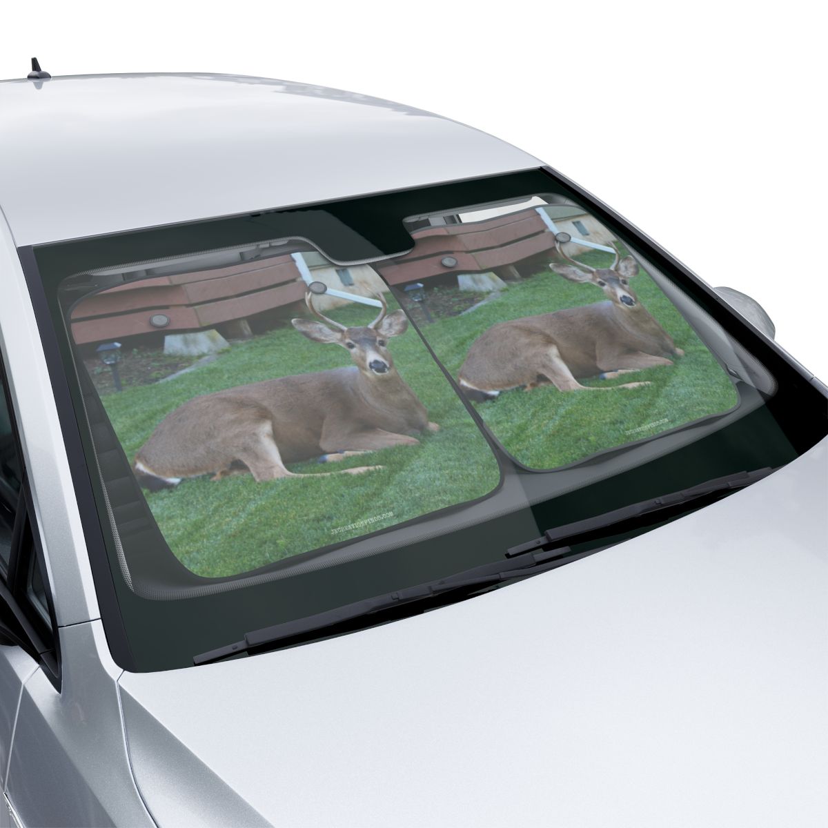 Deer Design Sunshade for Windshield Covering Accessory