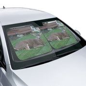 Deer Design Sunshade for Windshield Covering Accessory