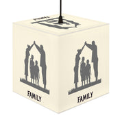 Family Silhouette Cube Design Pendant Light product type