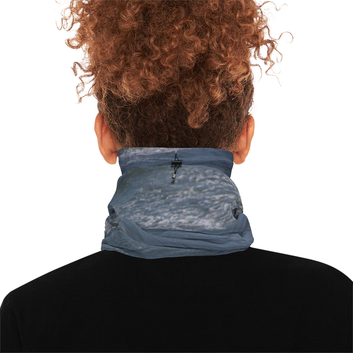 Blue Ocean Themed Neck Gaiter for Outdoor Activities