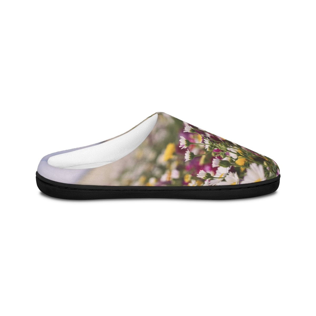 Colorful Floral Design Slip-On Indoor Footwear
