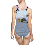Scenic Lake View One-Piece Swimsuit for Women