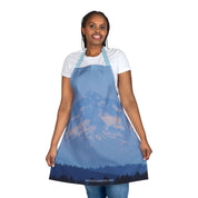 Majestic Mountain Design Apron for Kitchen or BBQ
