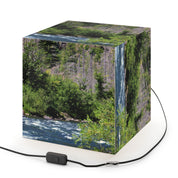 River Water Forest Trees Greenery Cube product type