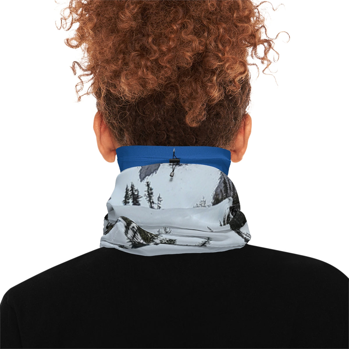 Scenic Winter Mountain Print Neck Gaiter Product