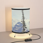 Modern Cylindrical Mountain Scenery Lamp Decor