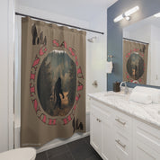 Hunting Sasquatch Design Shower Curtain for Your Bathroom