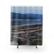 Beautiful Mountain Lake and Shoreline Shower Curtain