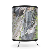Nature Inspired Geometric Rock Pattern Lampshade