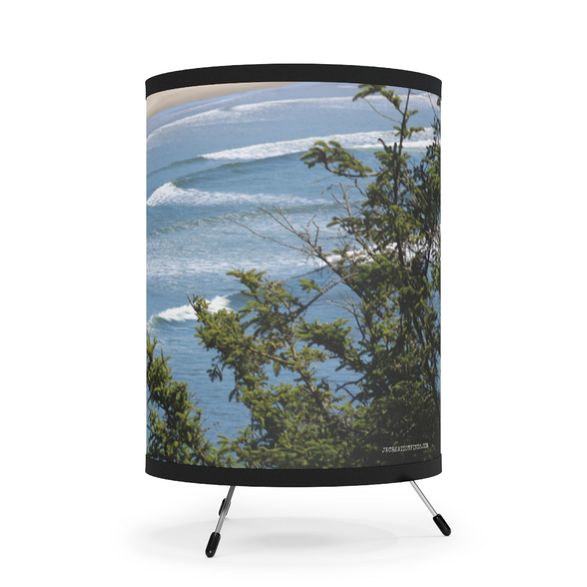 Coastal Waves and Greenery Scenic Lantern