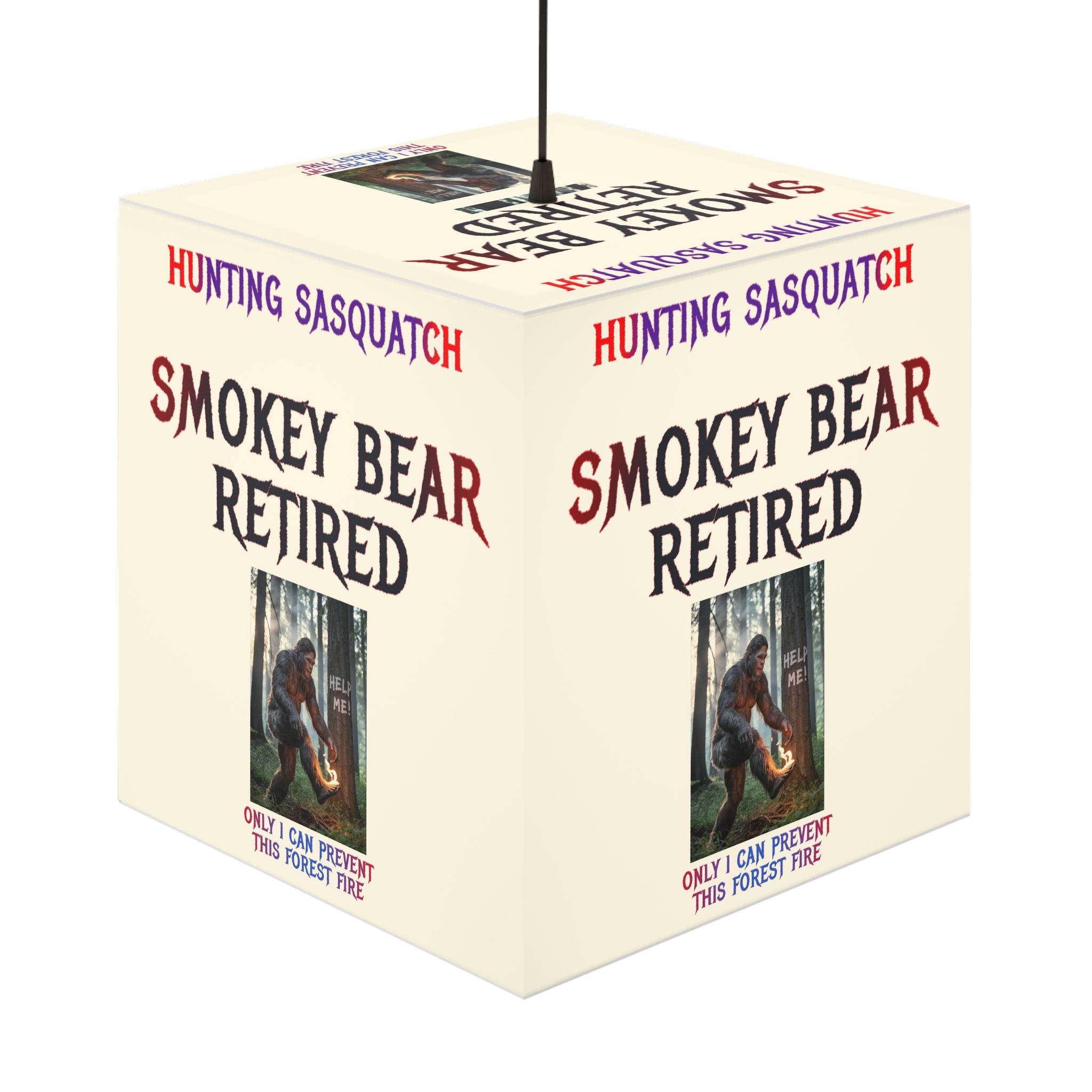 Hunting Sasquatch Smokey Bear Retired Forest Fire product type