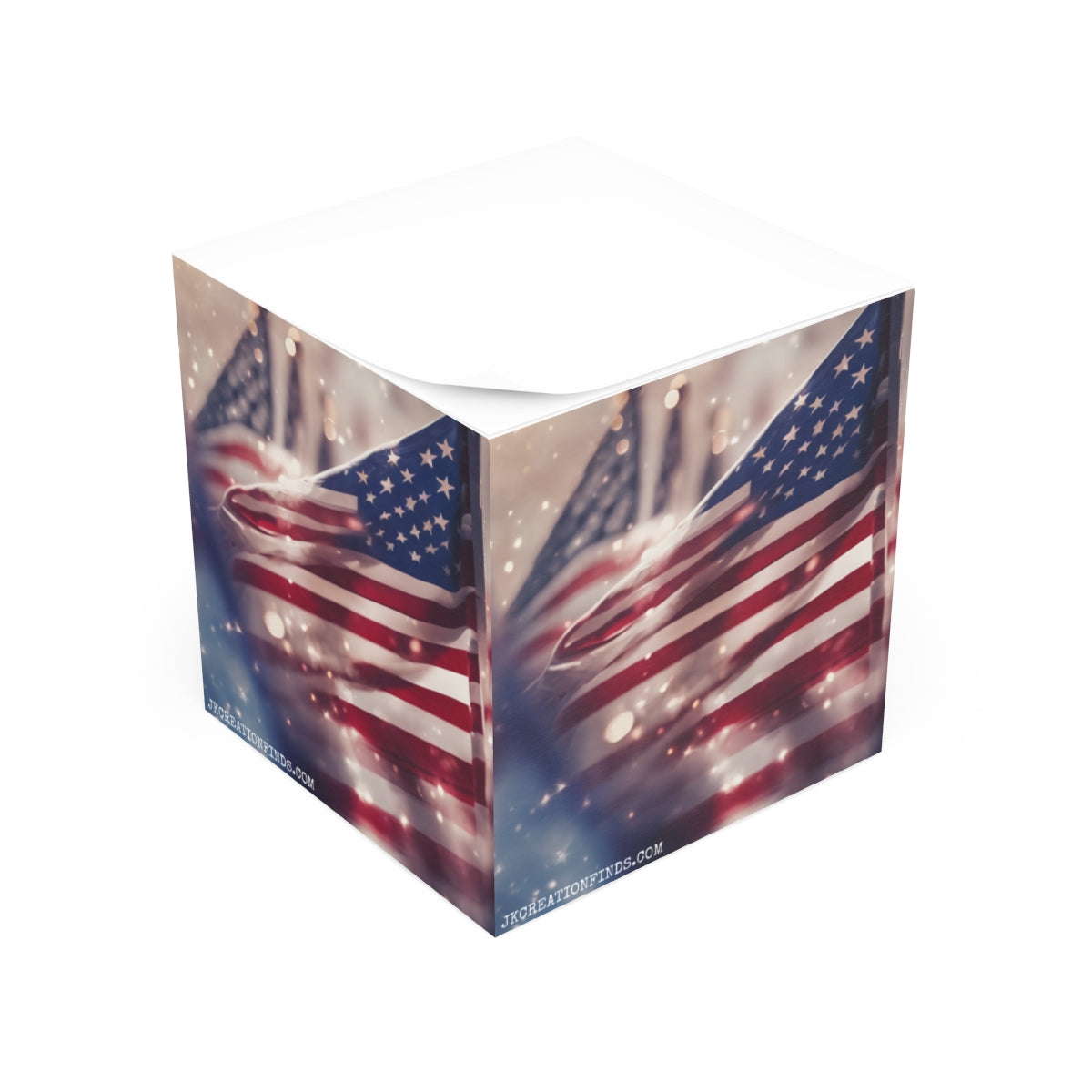 Patriotic American Flag Design Decorative Box