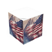 Patriotic American Flag Design Decorative Box