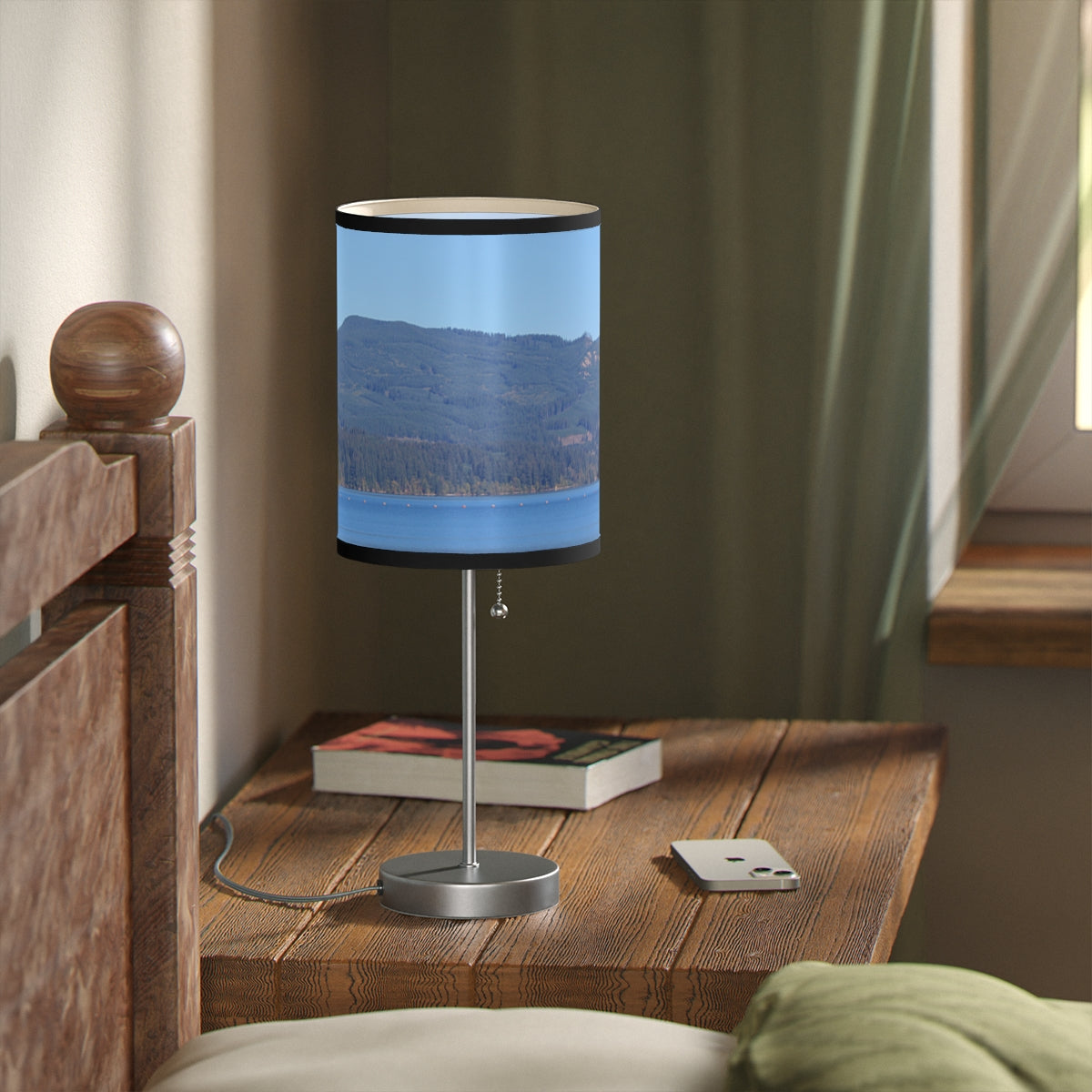 Beautiful Scenic Mountain Landscape on Table Lamp