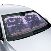 Beautiful Purple Landscape Car Windshield Sunshade