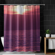 Beautiful Sunset Over Ocean Scenic Shower Curtain Product