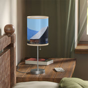 Charming Barn Scene Table Lamp Adds Rustic Touch