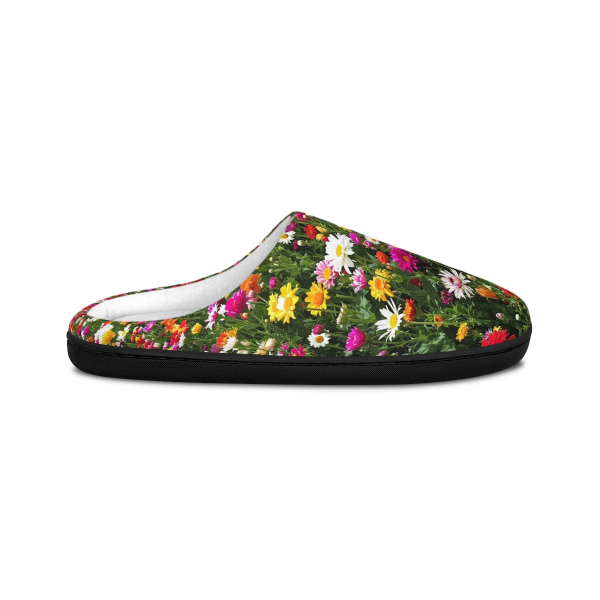 Vibrant Floral Patterned Indoor Slippers Footwear