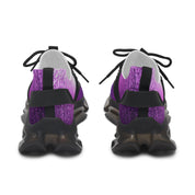 Stylish Purple and Black Running Shoes