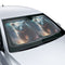 Polar Bear Illustration Car Windshield Sun Shade