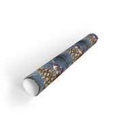 Santa with Christmas Tree Wrapping Paper Roll
