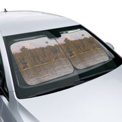 Scenic Forest and Lake Windshield Sunshade Cover