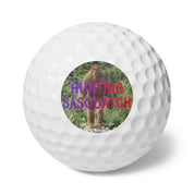Hunting Sasquatch Print on White Golf Ball product