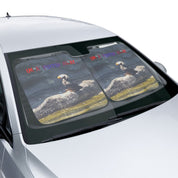 Ima Puffin Along Unique Sunshade Car Accessory