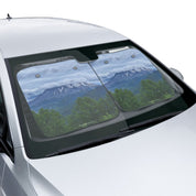 Scenic Mountain View Auto Front Windshield Sunshade