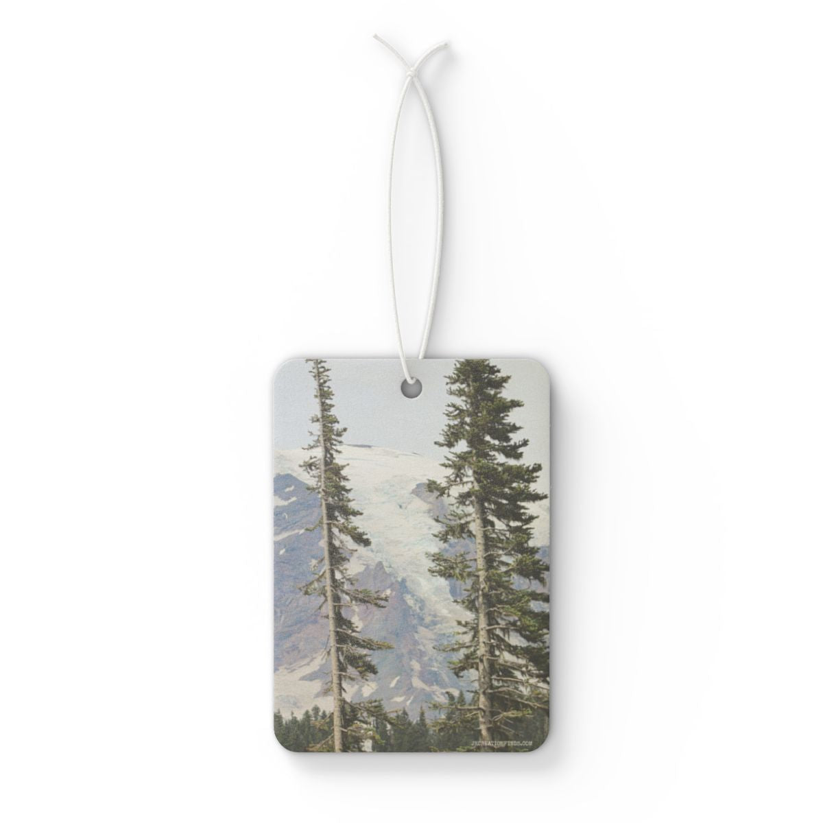 Peaceful Mountain and Trees Design Air Freshener