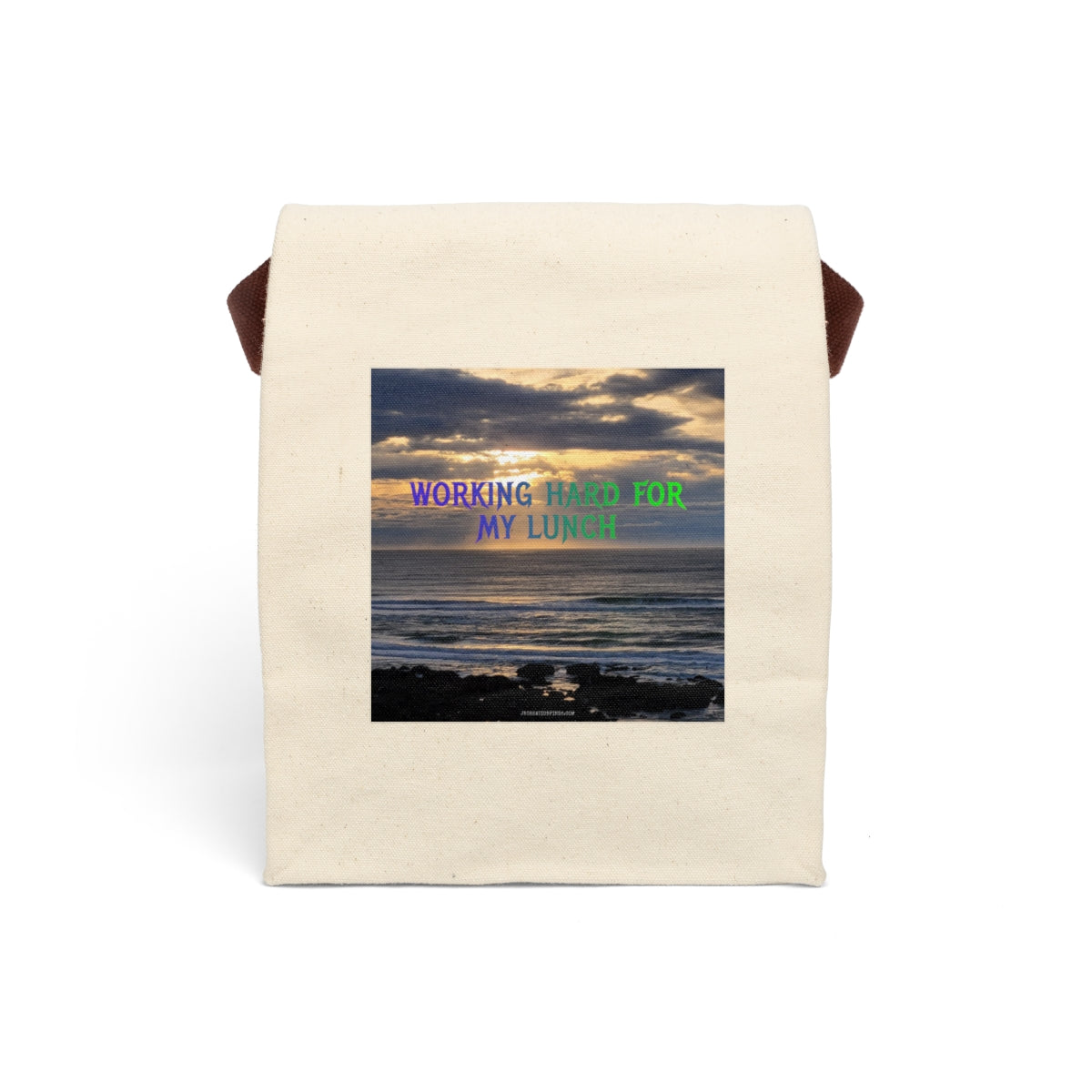 Working Hard For My Lunch Design Lunch Tote Bag