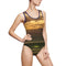 Sunset Beach Scene Print One-Piece Swimsuit