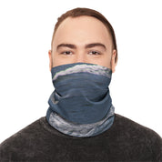 Versatile Ocean Waves Print Neck Gaiter for Outdoor Use