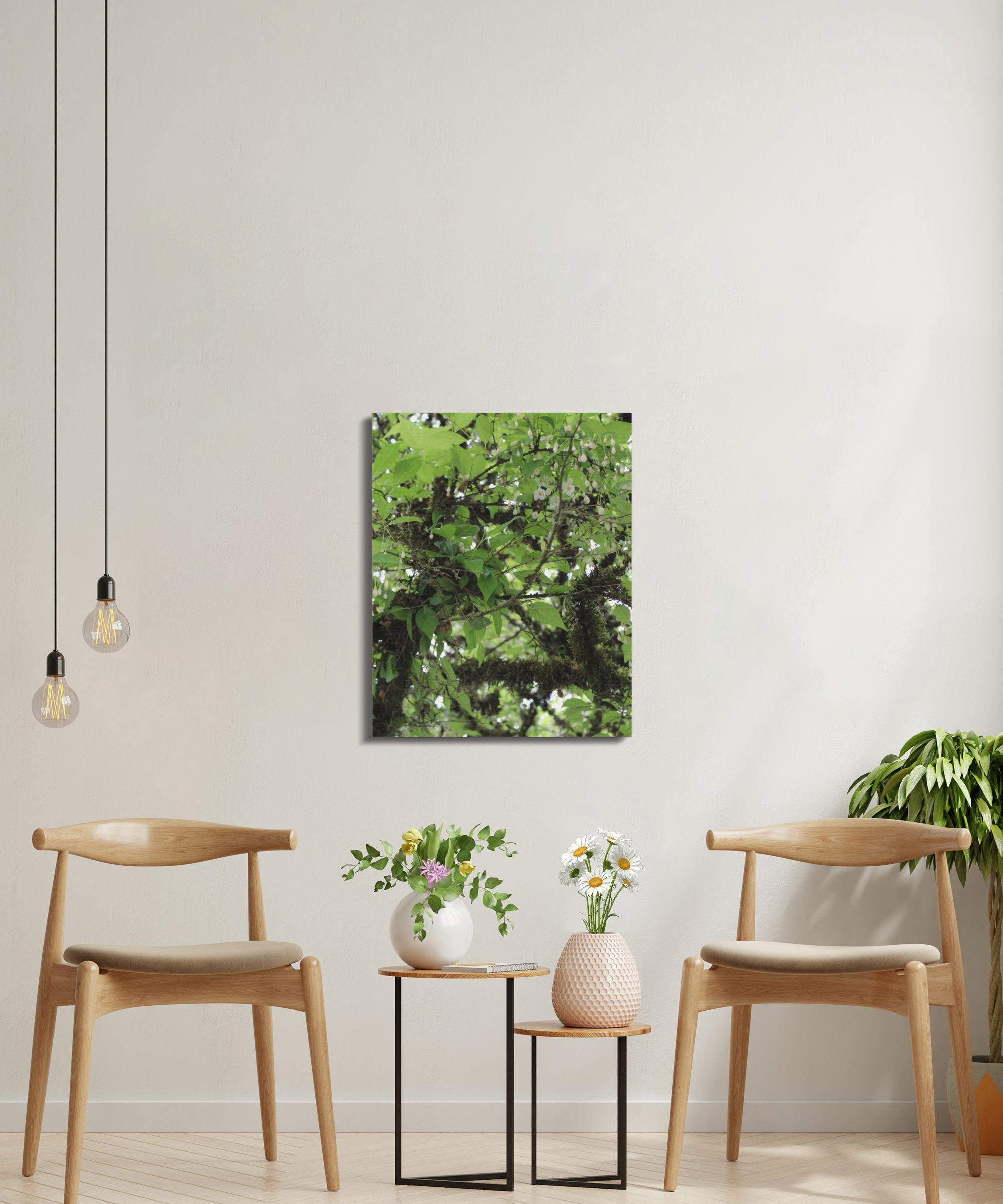 Green Tree Leaves Art Print Wall Decor product type