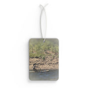 Paddling on a River Scenic Hanging Ornament
