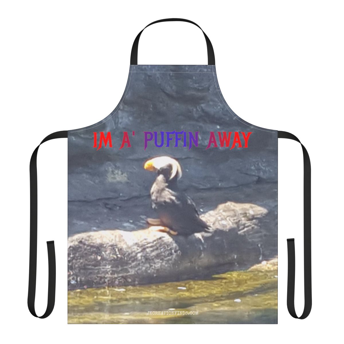 I'm a' Puffin Away Unique Design Apron