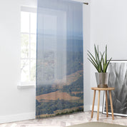 Aerial View Window Curtain, Forest Canopy, Mountains, Nature Inspired Decor, Landscape Curtains, Scenic Window Treatment, Greenery Window