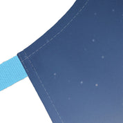 Navy Blue Tote Bag with Subtle White Dots Pattern