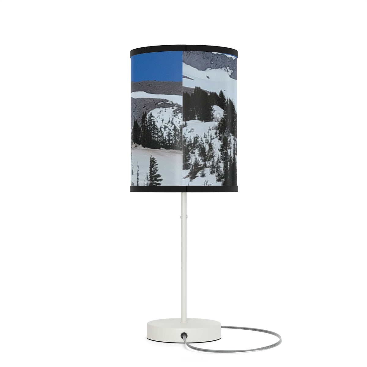 Scenic Mountain View Modern Lamp
