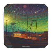 Van Gogh Inspired Starry Night Boat Scene Mat